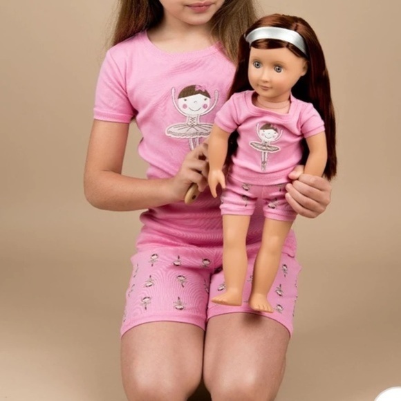 LEVERET Pajama Sets - Set of Two (Ballerina & Treehouse) - Picture 2 of 6